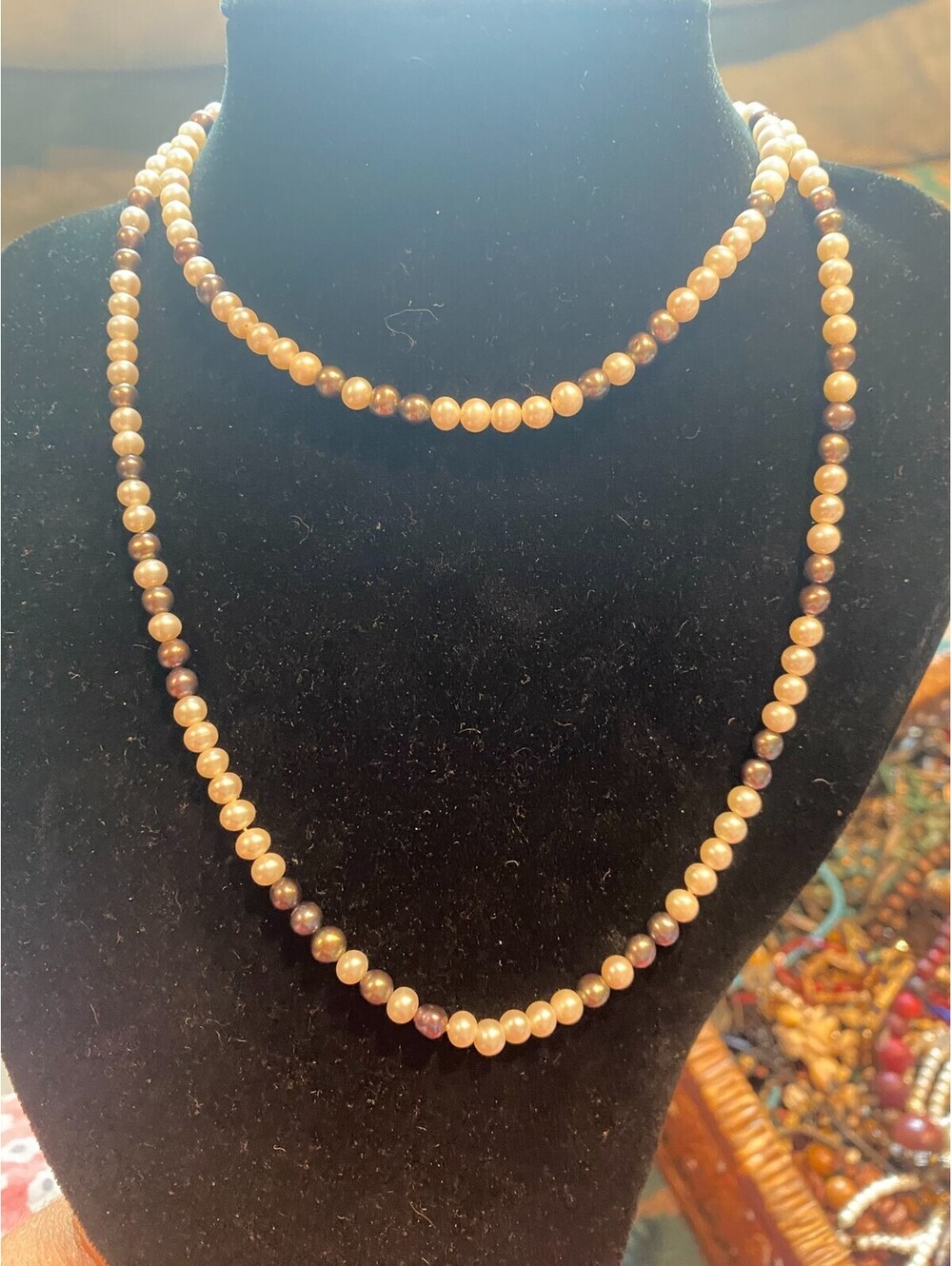 vintage boho statement necklace